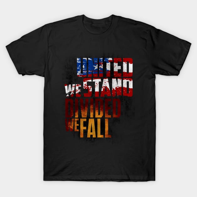 Divided We Fall T-Shirt by vStepHHH